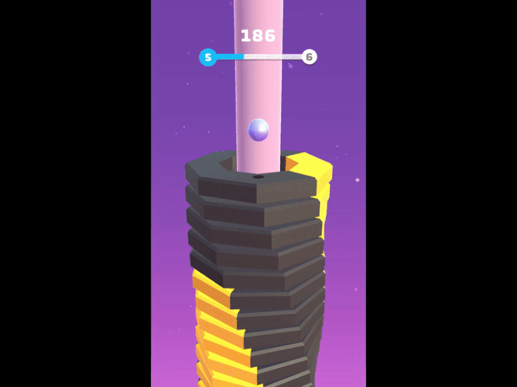 Helix Stack Jump gameplay